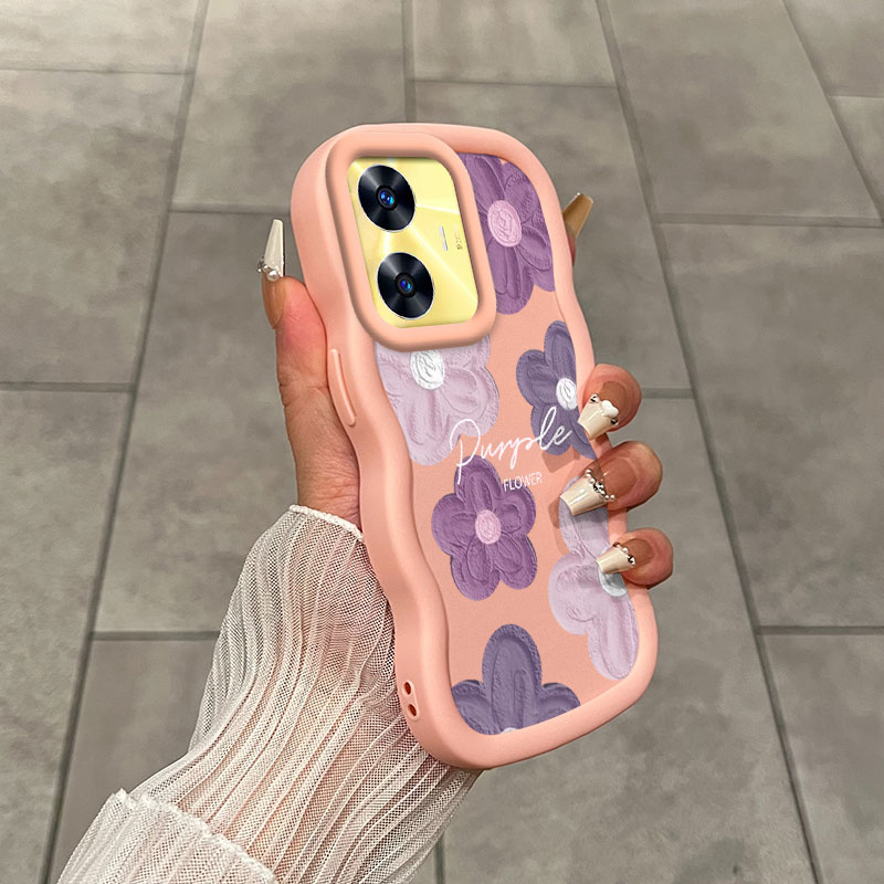Realme C55 Pink and purple flo - Realme Note 50 ulasan dan harga