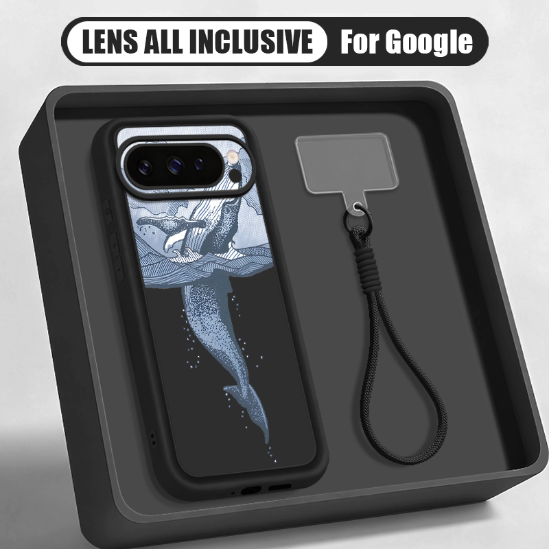 Humpback Whale Print Wrist Str - Google Pixel 9 ulasan dan harga