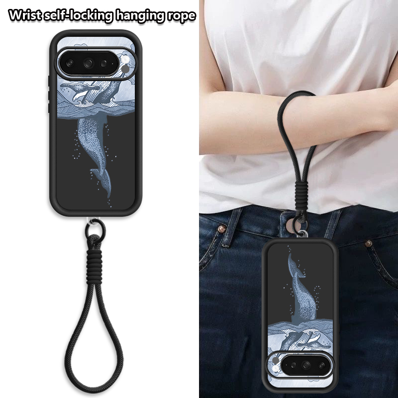Humpback Whale Print Wrist Str - Google Pixel 9 ulasan dan harga