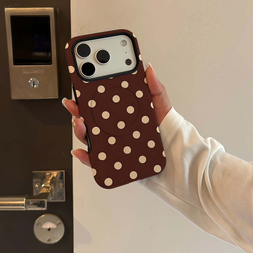 Brown Beige Polka Dot Phone Ca - Apple Iphone 16 ulasan dan harga