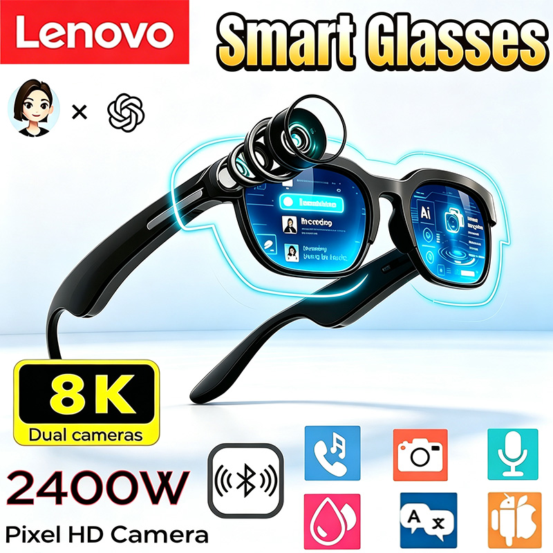 Lenovo Smart Glasses 2400W Cam - Smart Glasses Lens ulasan dan harga