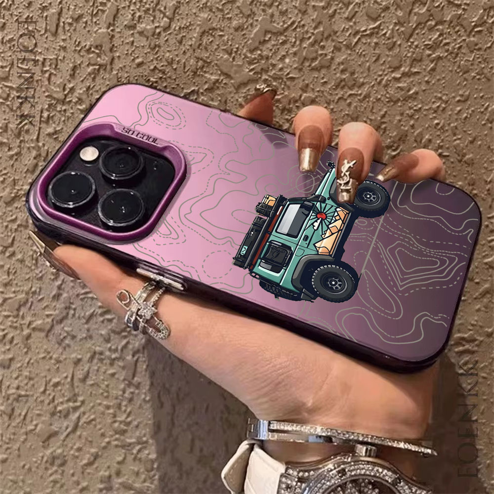 Simple Car Pattern Phone Case  - Apple Iphone 15 ulasan dan harga